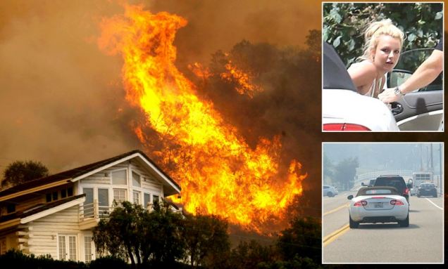 Britney Spears di antara 4 Ribu Warga yang Terancam Kebakaran di Malibu